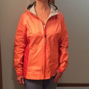 Eddie Bauer  Orange 100% Nylon Medium Windbreaker